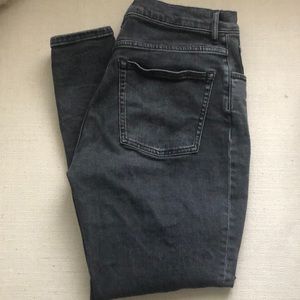 Everlane cheeky jean grayish black wash 29